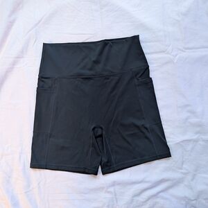 Aerie Black High-Waisted Bike Shorts